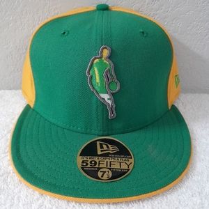 Vintage Seattle Supersonics NBA Basketball New Era Hat Cap 7 1/2